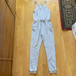 Habitual super soft light grey onesie jumpsuit